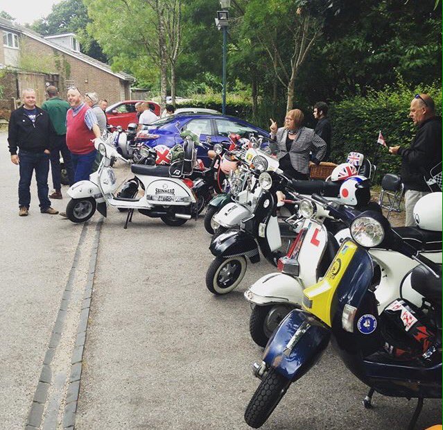 Not many scenes like this left for this year. Enjoy them while we've got them. #RideOut #Weekend #Scooter #Gosport