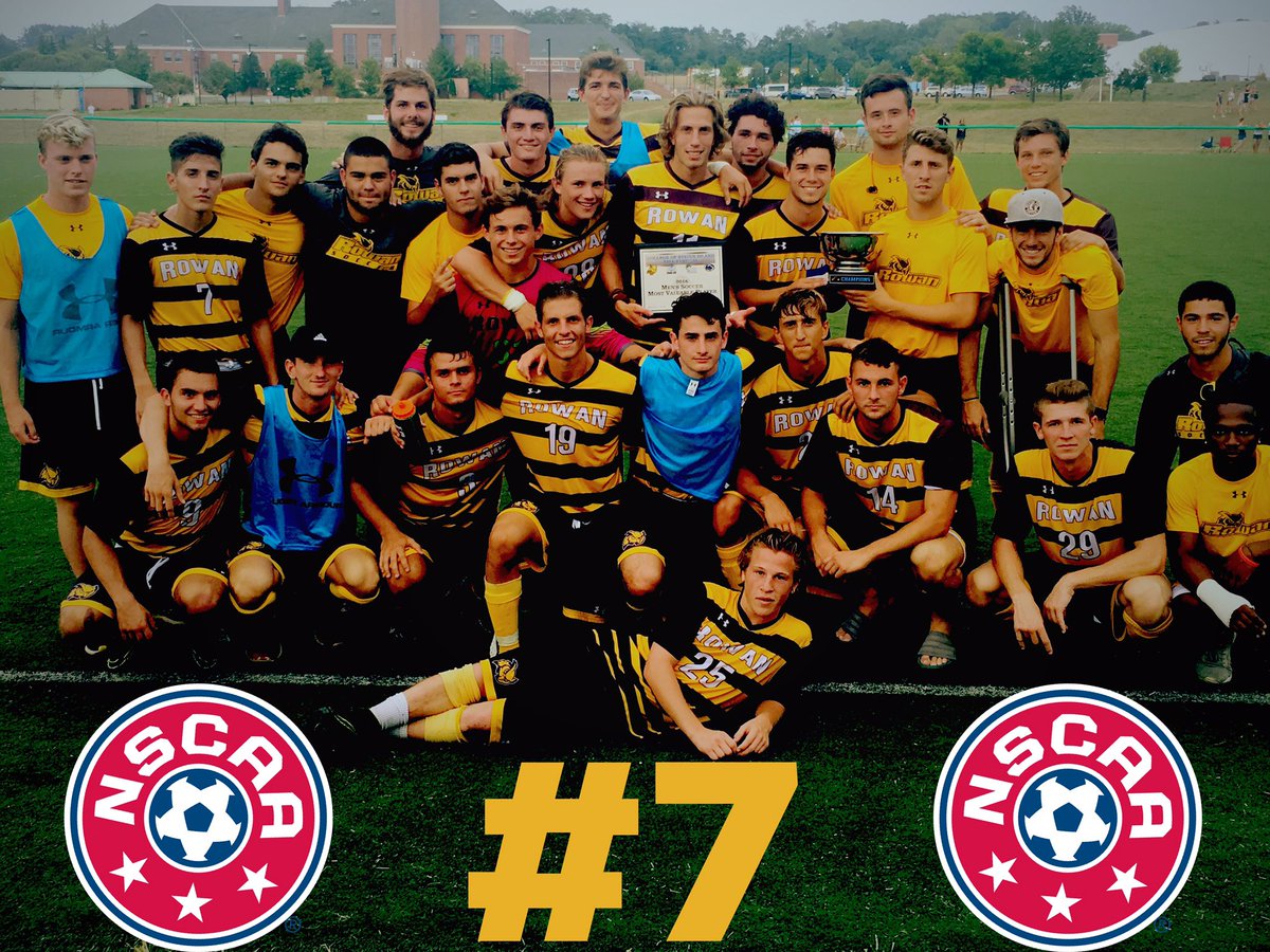RowanMSoccer's tweet photo. #7 in the country #2 in the region. Not done yet #questfor1 #nationalchampions #boro2boro #Rowansoccer https://t.co/qZqaLOF1Oi