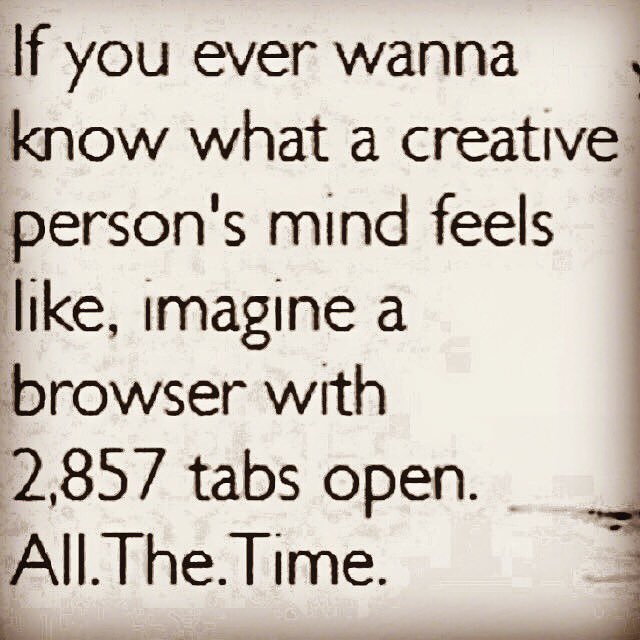 beleno's tweet photo. Talked creativity this morning and now this, the perfect visual description of what goes on a creative head. @creativeequals @creativesocial https://t.co/OWzI99psHx
