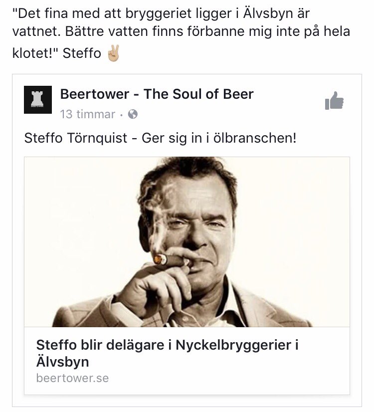 Bästa vattnet på klotet hittar ni i Älvsbyn enligt <a href="/SteffoTornquist/">Steffo Törnquist</a> livsnjutaren! 👊🏼 Kan inte annat än hålla med!
