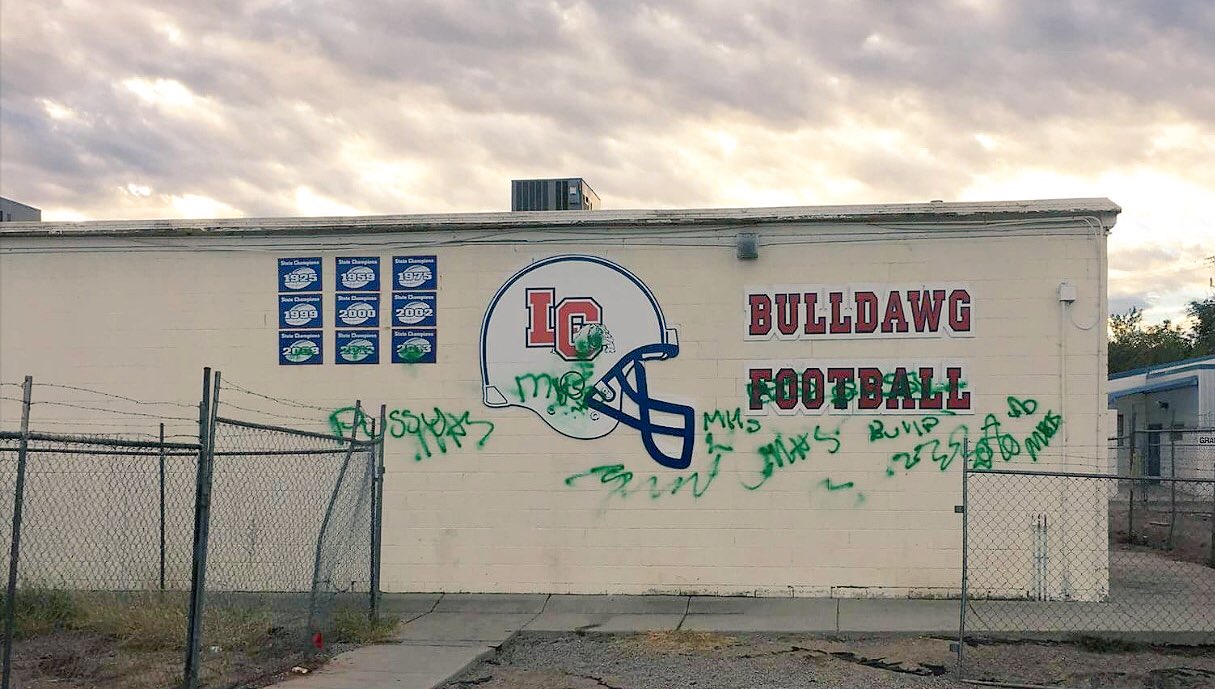 NMPreps on Twitter: "Las Cruces and Mayfield High School vandalized