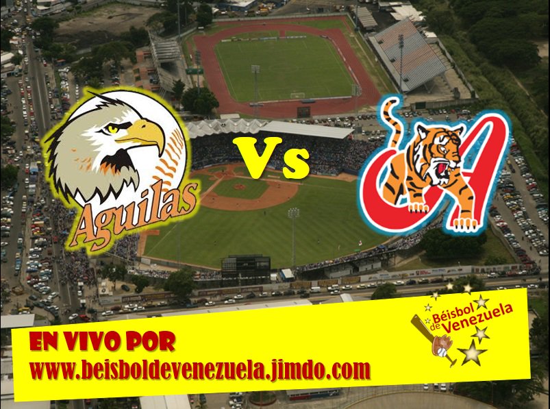 Águilas del Zulia vs Tigres de Aragua, esta noche a las 7:00 pm. EN VIVO por beisboldevenezuela.jimdo.com/bdv/%C3%A1guil… #LVBP #Águilas #Tigres