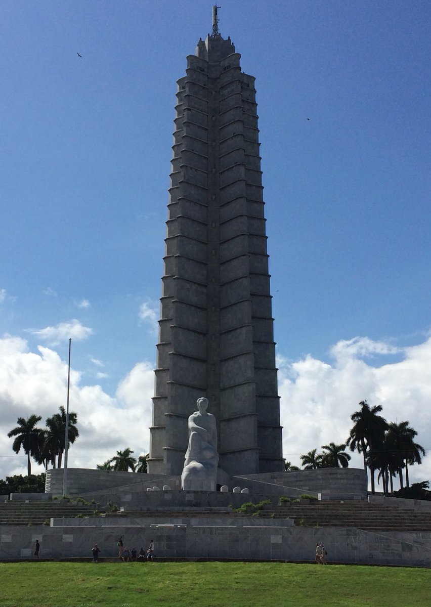 travis_dixon23's tweet photo. The Plaza de la RevoluciΓ³n, where Fidel would give speeches to the 2 million inhabitants of Havana #fallbreak2016 #golearn #UtahAbroad https://t.co/4YjyI7W91U