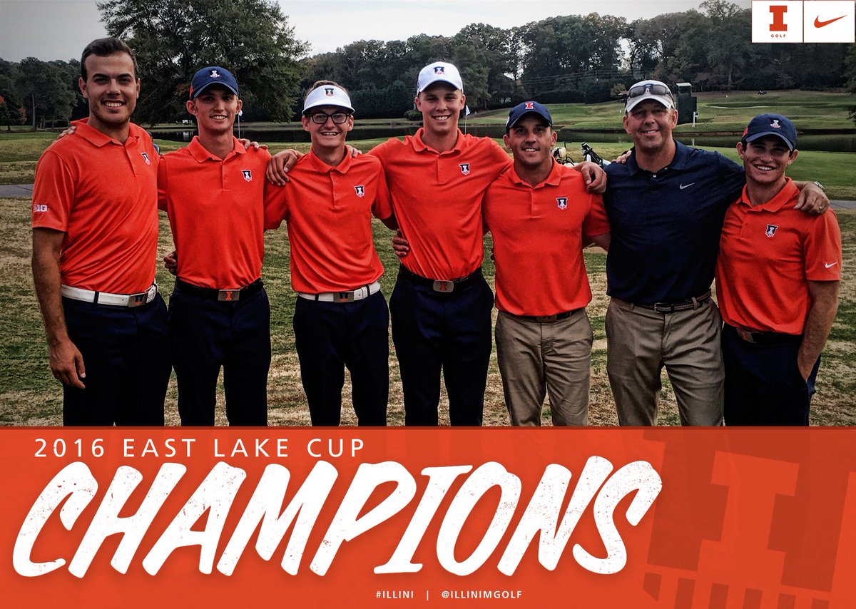 IlliniMGolf's tweet photo. The #Illini defeat Oregon for their second #EastLakeCup title! https://t.co/LHlVuR1bgj