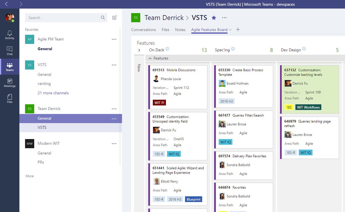 edblankenship's tweet image. New on VSTS: Microsoft Teams integration, repo favorites, rollback, new package management locations... visualstudio.com/en-us/articles…