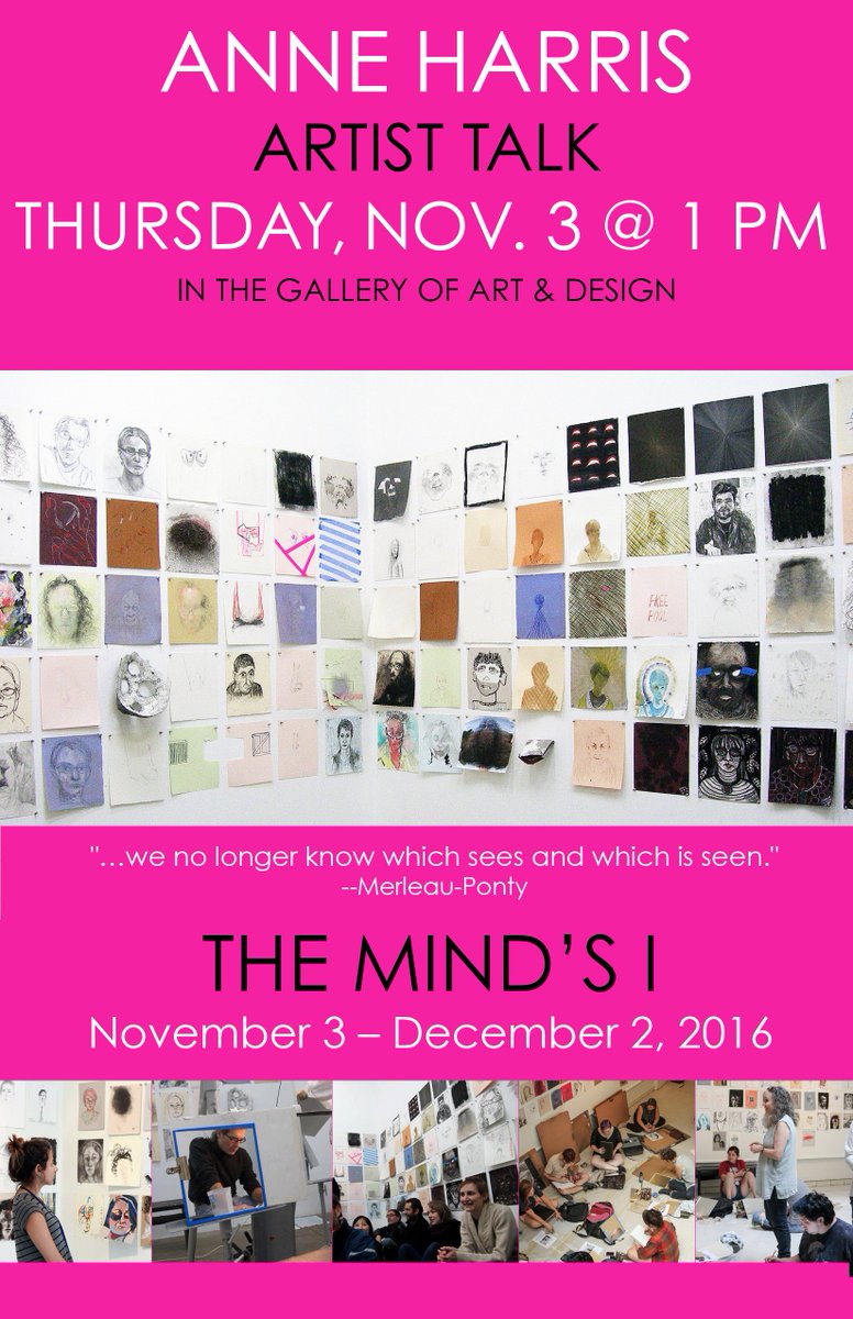 UCMGallery's tweet photo. Artist Talk tomorrow! Anne Harris: The Mind's I, Nov. 3 at 1pm, UCM Gallery. #anneharris #themindsi #UCM #UCMgallery #artisttalk #MOart https://t.co/J65QqZKFJU