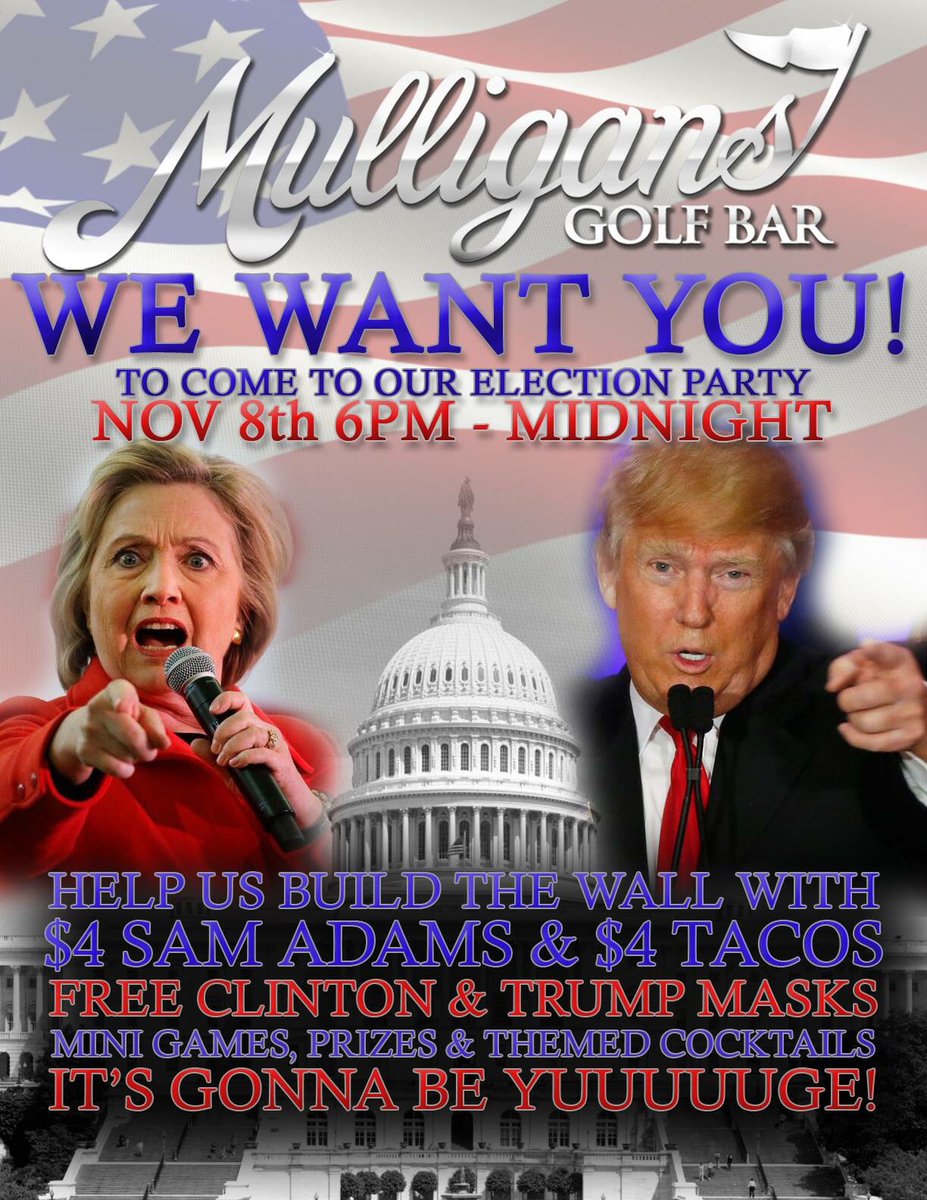MulligansOttawa's tweet photo. Tuesday November 8th we're transform Mulligans into America's livingroom for one night!
#Ottawa #ottcity #myottawa #ottawalife #insideott https://t.co/oT88aP3RHX