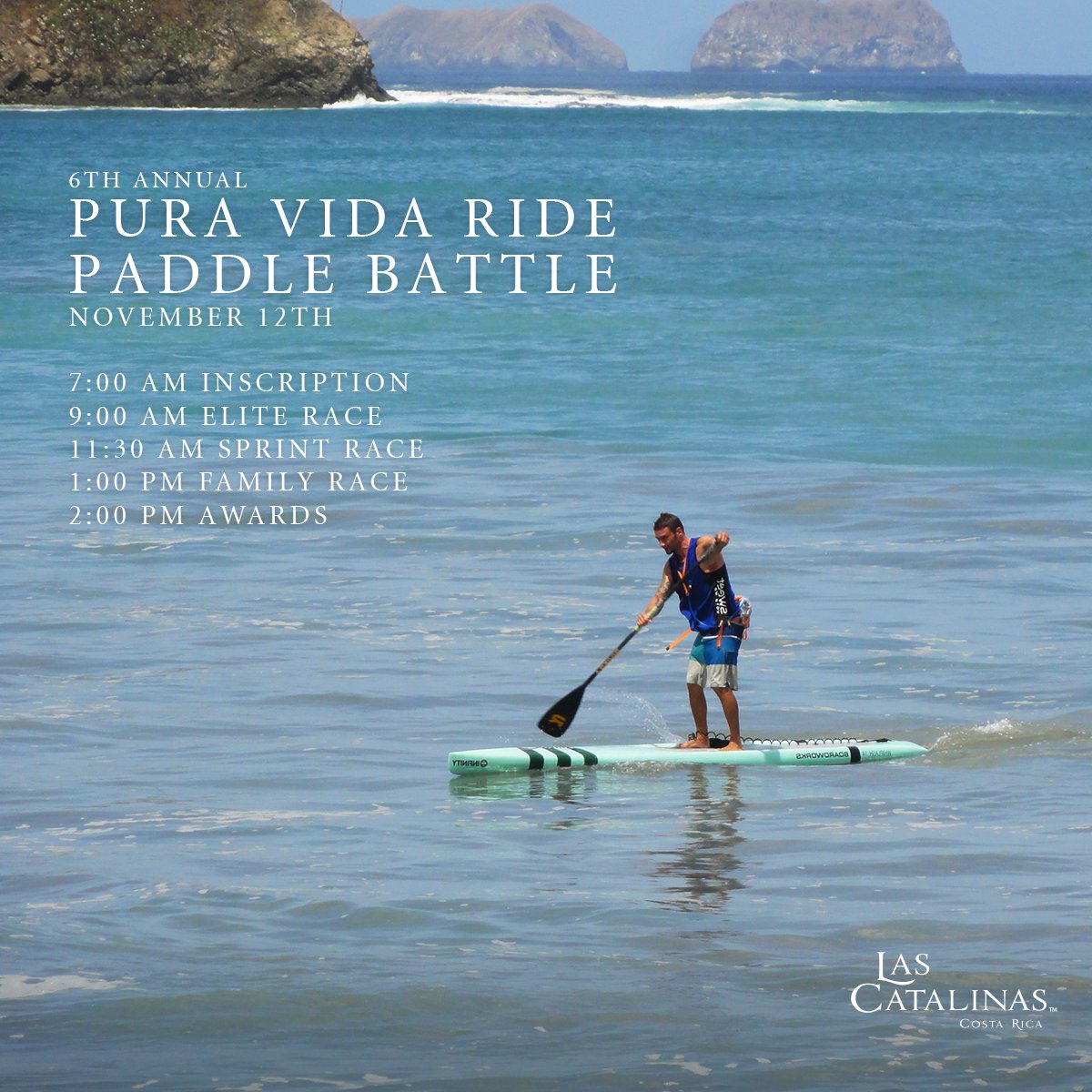 ¿Están listos para el 6to Anual Paddle Battle? Acá les dejamos el itinerario con todas las actividades ¡La vamos a pasar muy bien!