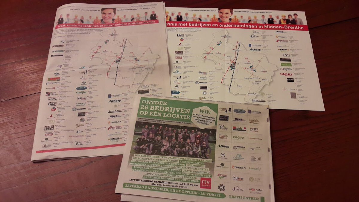 hildern's tweet image. Vandaag volop reclame @OBD_MD in @KrantvMDrenthe zaterdag 5 november op Lieving 72 in Beilen 26 bedrijven @Koopplein koopplein.nl/middendrenthe/…