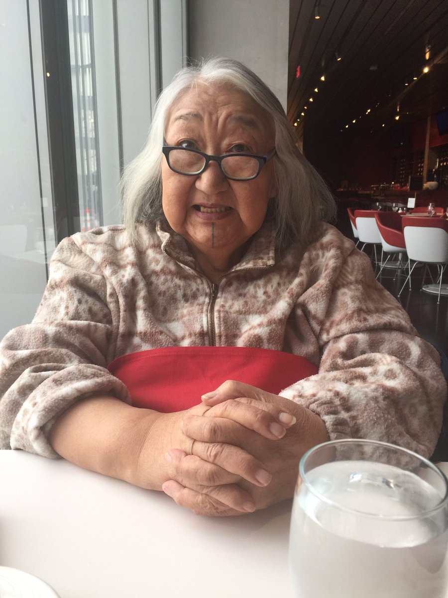 AKU_MATU's tweet photo. My Mom has joined me as part of my long form performance in the #futureancient at the @AnchorageMuseum - she's here all week. https://t.co/dlWjmY0A9G