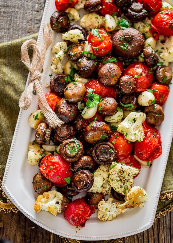 #food #italianfood #mushrooms #veg #cauliflower #tomato #creminimushrooms #garlic #parsley # facebook.com/LowCarbPaleoSh…