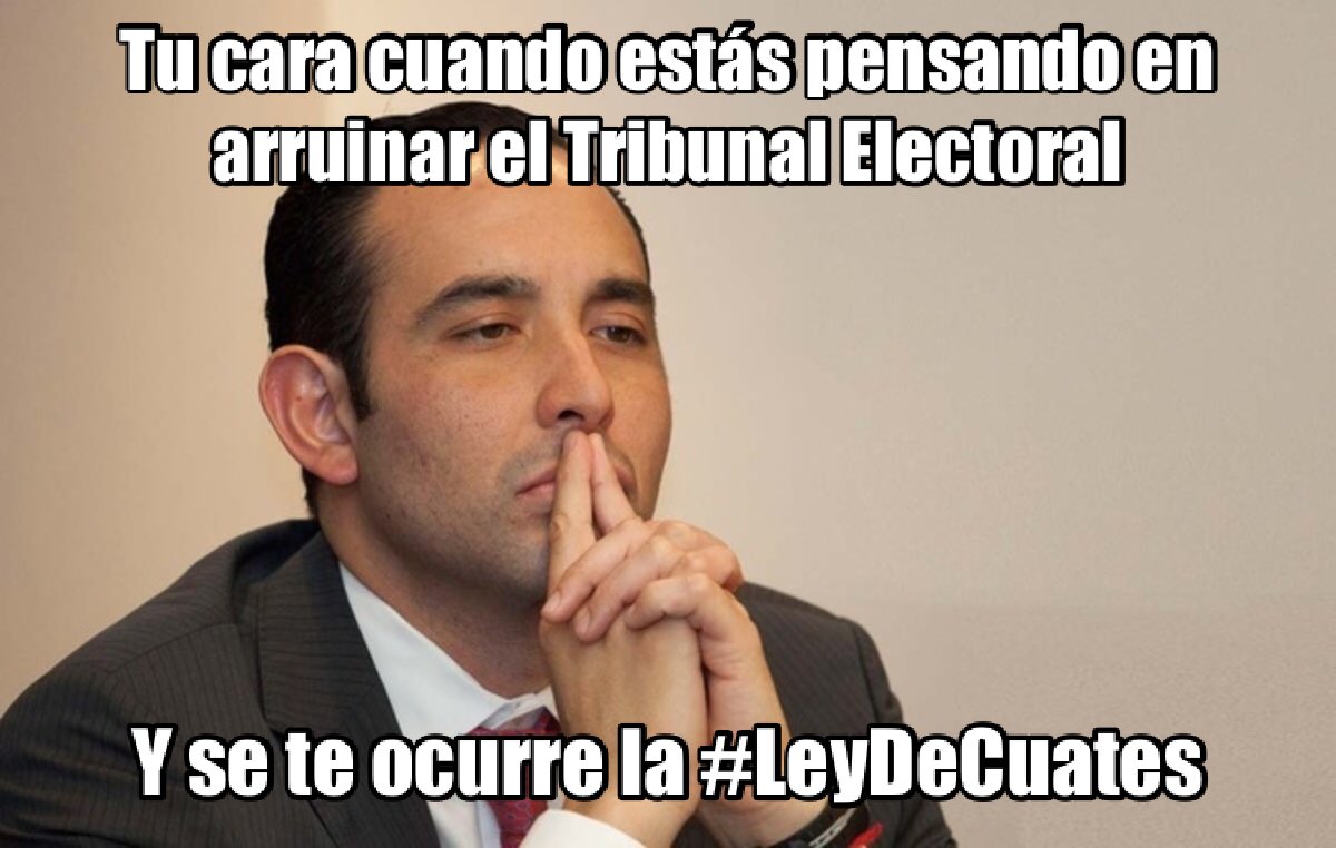 LaSintesisLegal's tweet photo. Es usted malvado senador @rgilzuarth no a la #LeyDeCuates https://t.co/o5cScuePkQ
