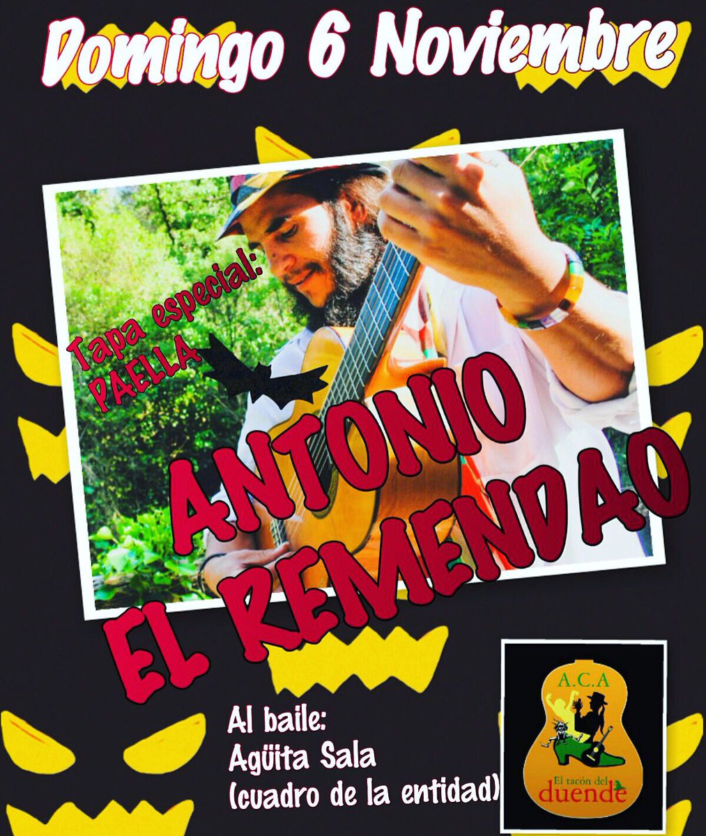 Próxima parada de la #giradeotoño el Tacón del duende en #badalona <a href="/MorositoMusica/">Morosito</a> estáis invitados 👏👏🎸🎸