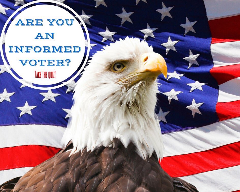 Take this quiz to see if you are an informed voter before the Nov. 8 Election Day! bit.ly/2ffL1jh