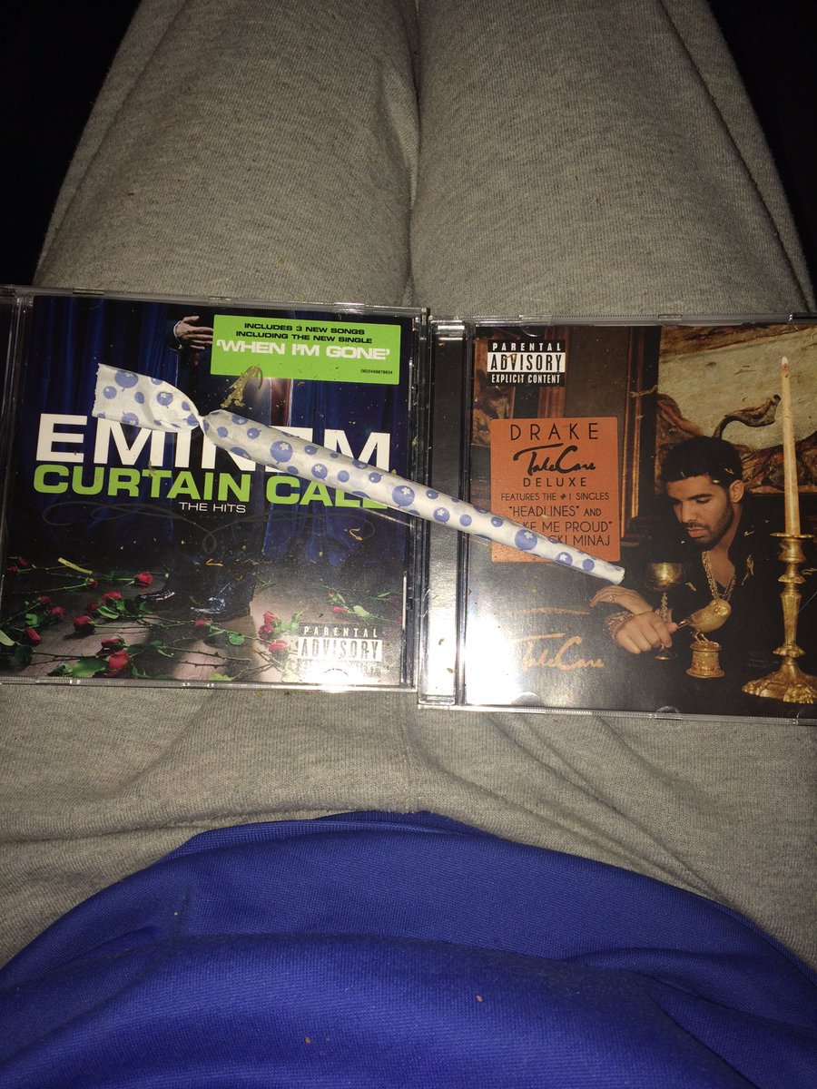 WatchThaGod's tweet photo. Time to smoke and chill! Which cd to listen to tho? #highlife #takecare #curtaincall https://t.co/2LJJBeVmLF