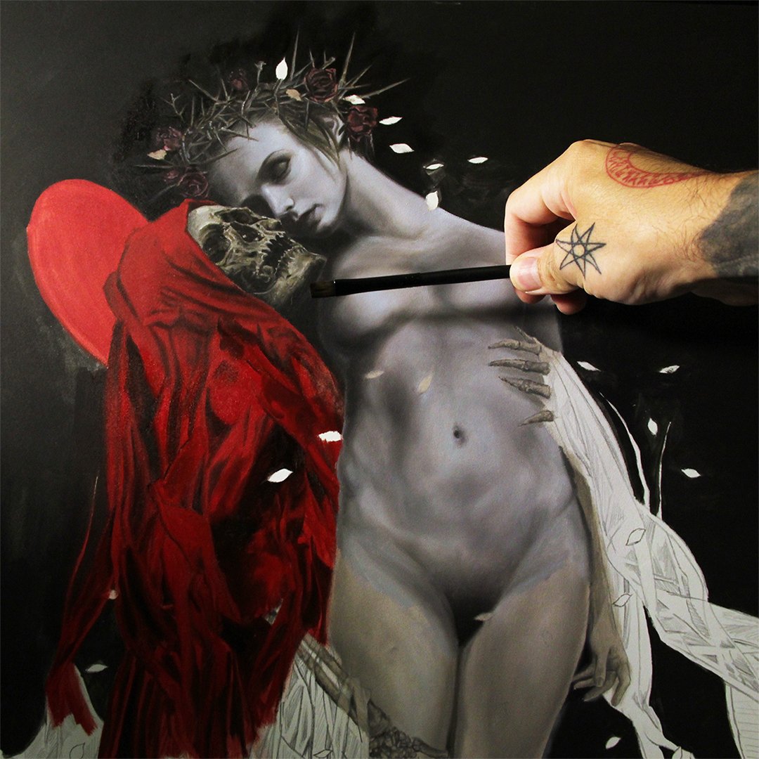 davidstoupakis's tweet photo. more progress... #distortedmirror #lastritesgallery #davidstoupakis https://t.co/iTuKJMGIJp