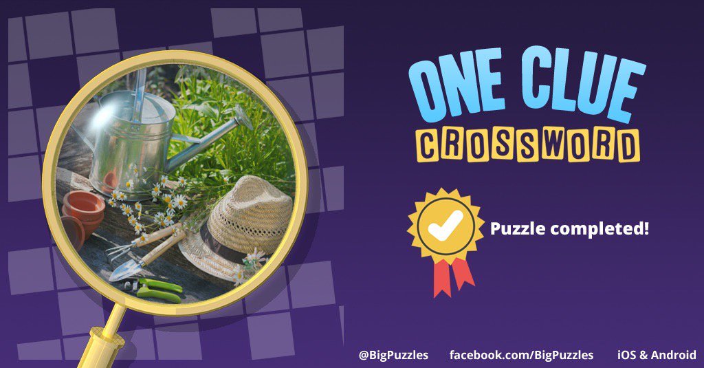MrsWardien's tweet photo. I completed a puzzle in One Clue Crossword. Play now for free!
https://t.co/sEBf1Mde3l #OneClueCrossword https://t.co/dHX25qjxHm