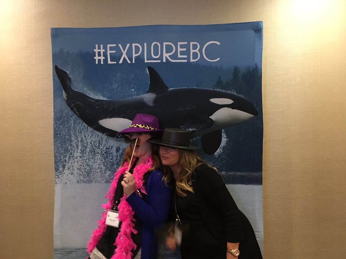TourismKamloops's tweet photo. TK girls enjoying #netcon16 88 communities across BC came together to share visitor experience strategies #explorebc https://t.co/NearjiAdSv