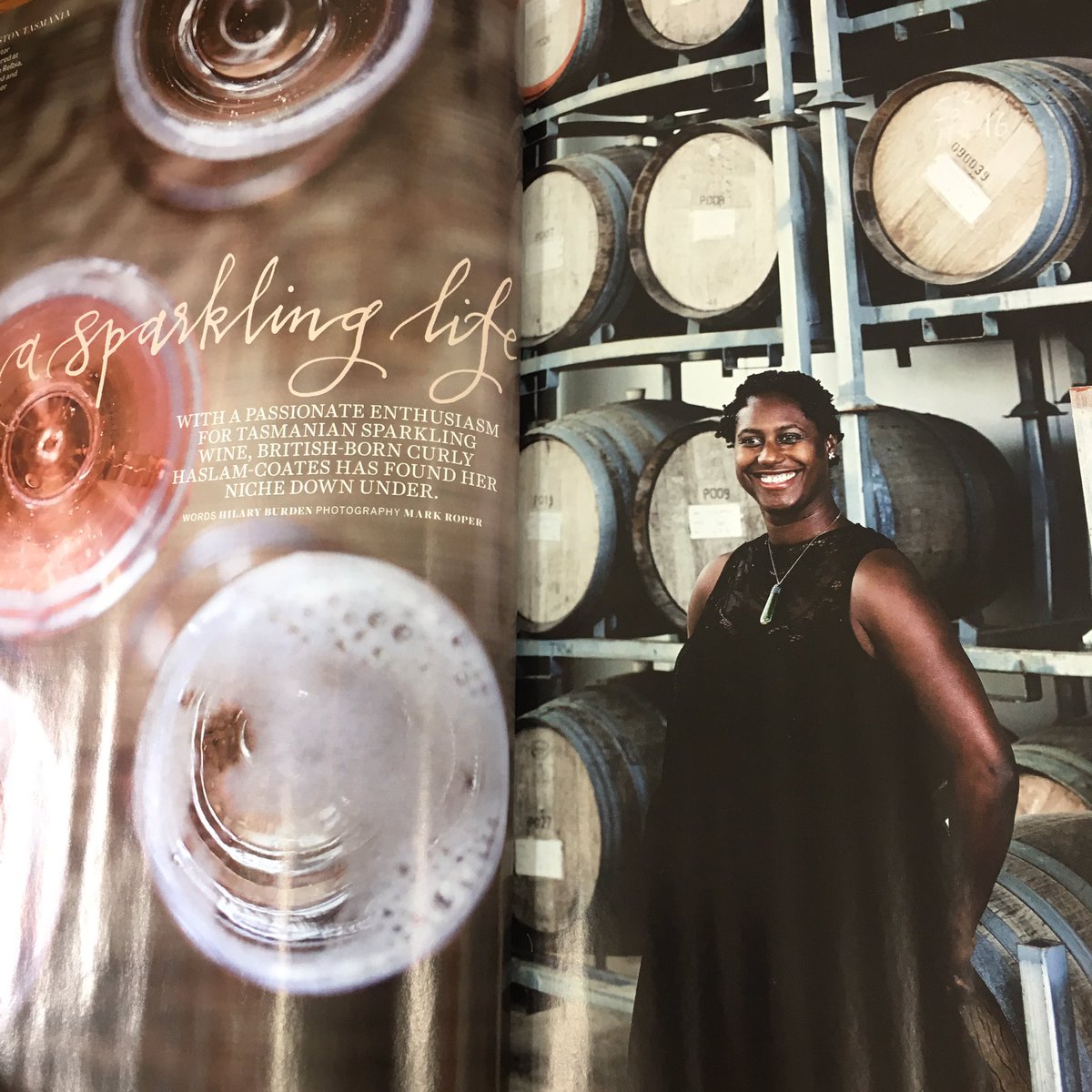 fkerslake's tweet photo. All things #fizzyrascals in #countrystylemag with @VintageTasmania and guest appearances from #andrewpirie #apogeewines and @JosefChromy https://t.co/dQWQzs0SOa