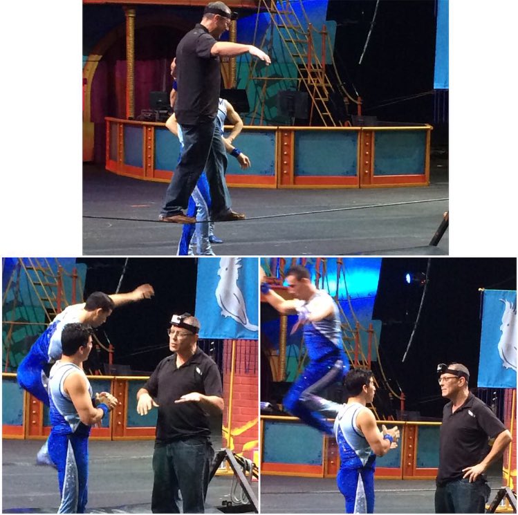 YaJagoff's tweet photo. Today the @321Blink gang and I got to shoot some video with the @RinglingBros #extremecircus high-wire guys Tix available for all weekend! https://t.co/Ts8VWyQ1yO