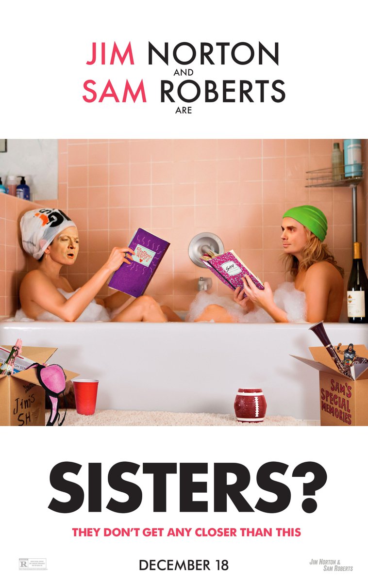 TheTefftTrain's tweet image. Good job, guys. #SistersMovie looks great! @jimandsamshow @JimNorton @notsam @travistefft