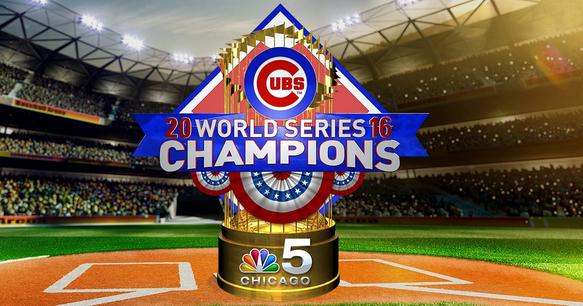 WORLD SERIES CHAMPIONS! Chicago Cubs have won the World Series for the first time since 1908! #FlyTheW!! Full recap: nbcchi.com/DqAMXqD