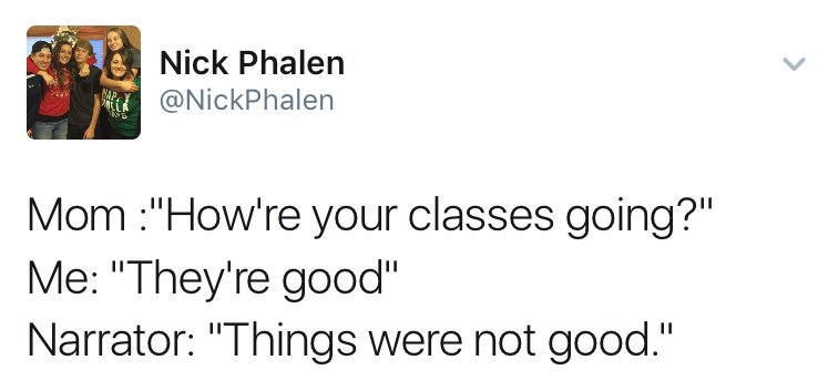 byreIatable's tweet photo. College life https://t.co/zm91m0TW7g