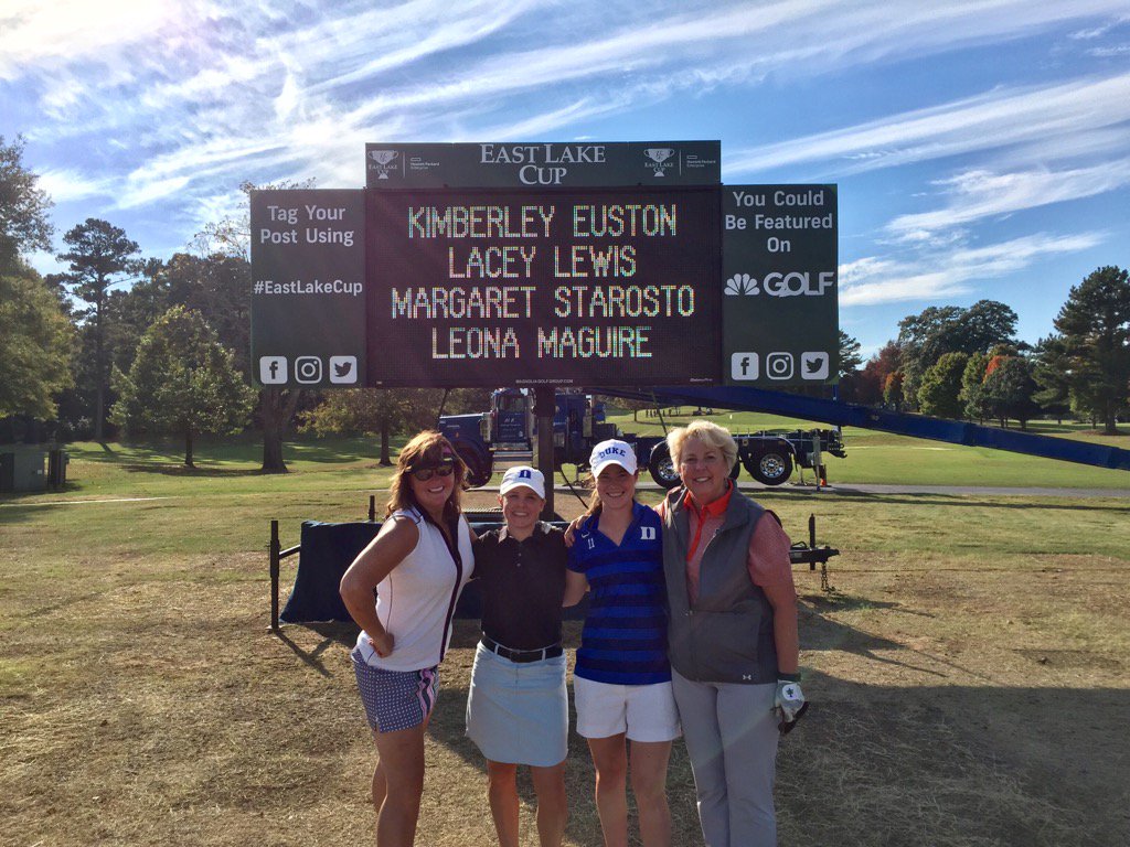Good to see that we got <a href="/leonamaguire/">leona maguire</a> in good form to win east lake cup!  Congrats <a href="/DukeWGOLF/">Duke Women's Golf</a>! @mshirley326