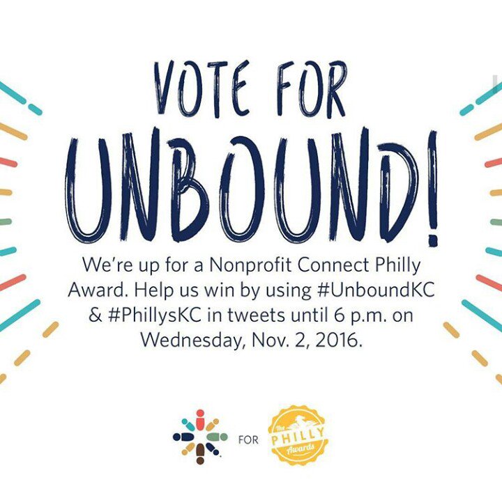 melyale's tweet photo. I have worked for UNBOUND for over 2 years and I can say the work they do is REAL and AMAZING #UnboundKC #PhillysKC https://t.co/2NKfwV913r