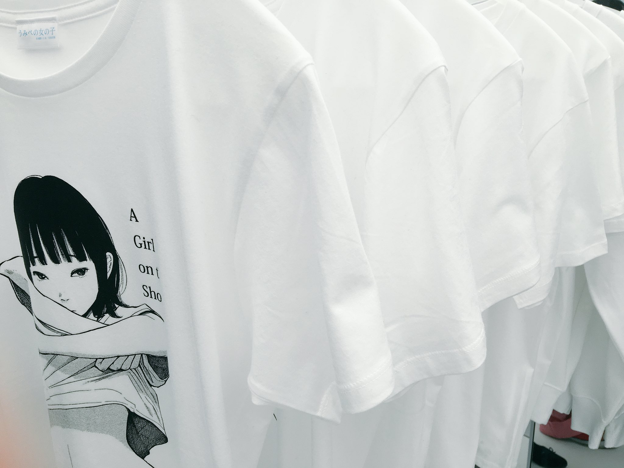 ケイスケカンダ 浅野いにお 銀杏BOYZ コラボ Tシャツ うみべの女の子 小梅