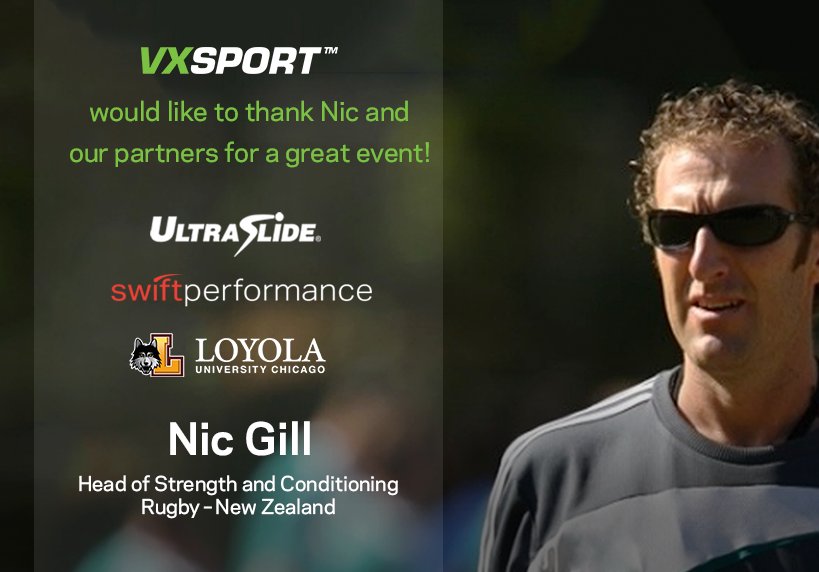VXSport's tweet photo. Huge thanks to everyone who attended our S&C Workshop with Nic Gill. Great partners + great attendees + great host = great event! #VXEffect https://t.co/FO0cAvy51w