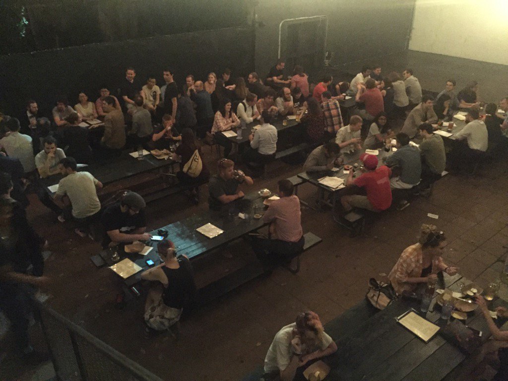 gideonmann's tweet image. How many nlp researchers can you find? (Easy Tiger) #emnlp2016