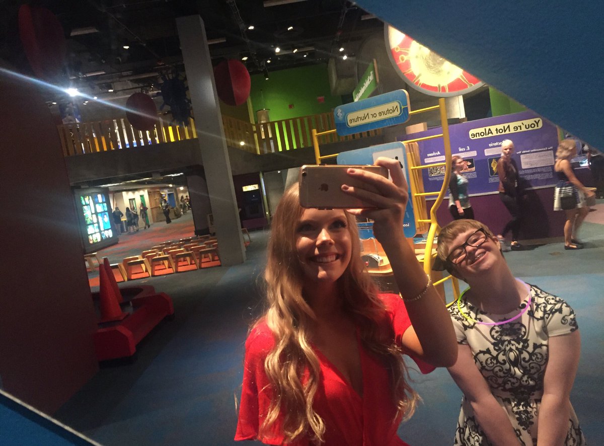 miamelaanie's tweet photo. Maddy and I had so much fun at this years buddy prom! ❤️#BuddyProm2016 #TheFriendshipAwakens https://t.co/41xKKppwyc