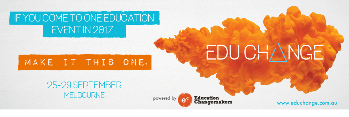 EduSum's tweet photo. Educhange is now live. THE education event of 2017. https://t.co/jwbIuyeAUi #educhange #aussieED https://t.co/MWfEK4fV12