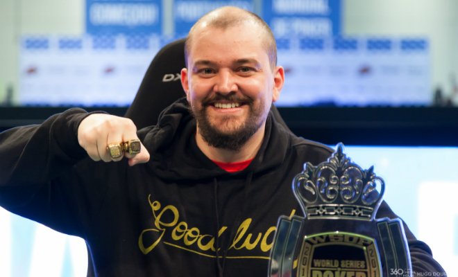 SuperPoker's tweet image. HISTÓRICO! 'Aposentado' @rcaiaffa vence High Roller do WSOP Brazil e é o único brasileiro com 2 anéis da série bit.ly/2epDrmR