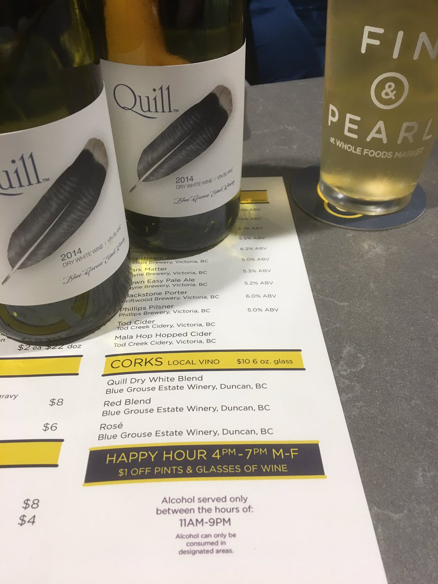 BlueGrouseWines's tweet photo. Spread the word! Try our #bcwine at the new @WholeFoods in #Victoria! https://t.co/sas8C4SlTm