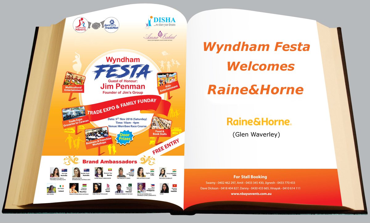 nbaysitsolution's tweet image. #WyndhamFESTA Welcome @rainehorne for supporting us 
nbaysevents.com.au
