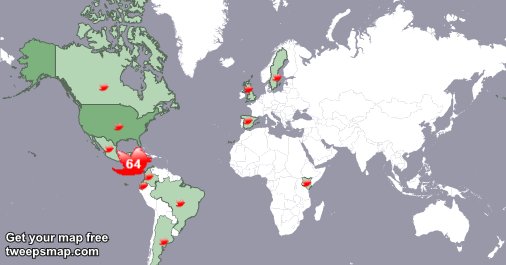JavQuery's tweet image. My followers live in Honduras (63%), USA(8%)... Get your free map too: tweepsmap.com/!JavQuery