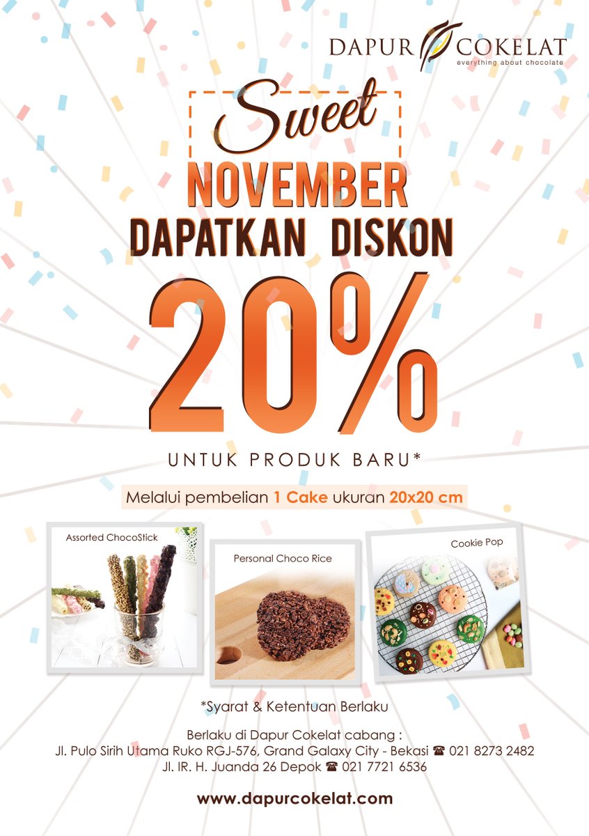 Dapur Cokelat On Twitter Sweet November Dapatkan Potongan 20 Dapur Cokelat On Twitter Sweet November Dapatkan Potongan 20