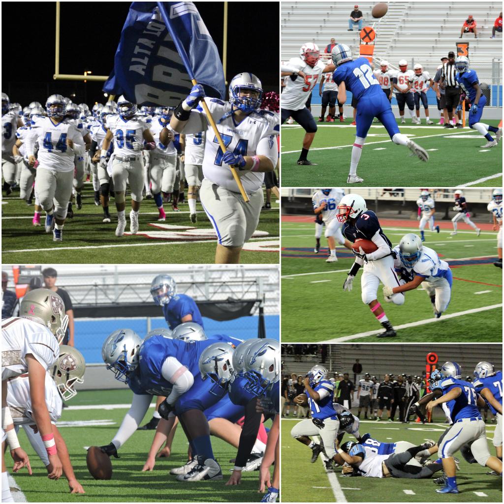 ALHSFBpics's tweet photo. Game photos for the last two weeks for all divisions have been uploaded to https://t.co/kQMsynpy71 #bravepride https://t.co/kXltqxsTRU