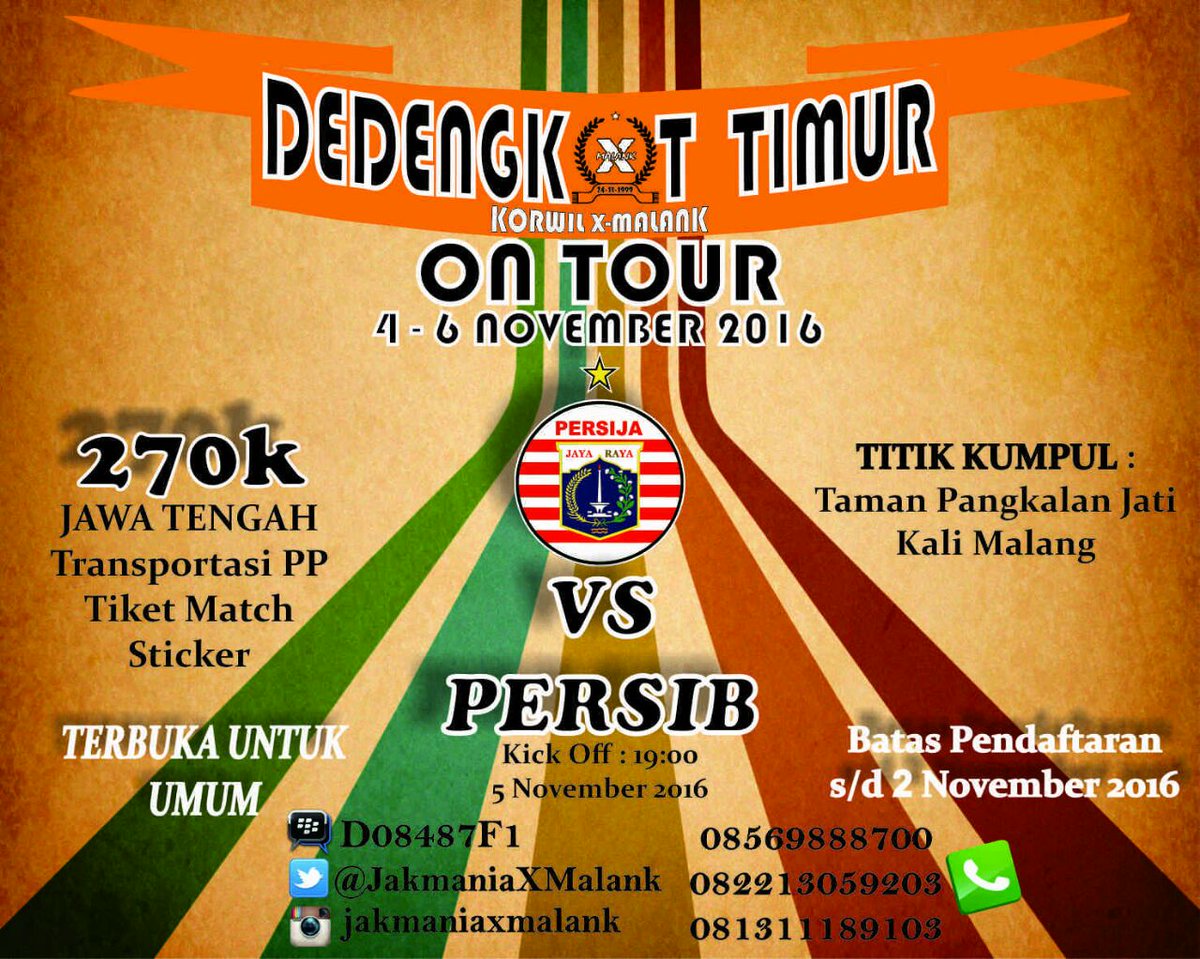 Min bantu up, tour solo bus ke-2 sisa 10 seat lg. Pendaftaran dibuka sampe seat terisi. <a href="/jakwarungbuncit/">IG: JakWarungBuncit</a> <a href="/GuePersija/">Gue Jak</a>