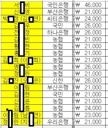 wonwoo_fox's tweet photo. 지난 주말+이번주 환불내역입니다. https://t.co/gOFRazRIeY