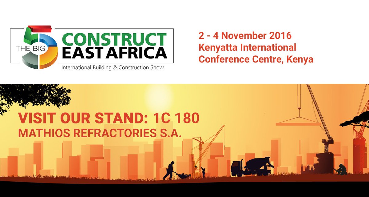 mathios_com's tweet image. #Mathios at #Big5ConstructEastAfrica #Kenya 
Stand: 1 C 180
mathios.com/exhibitions/bi…