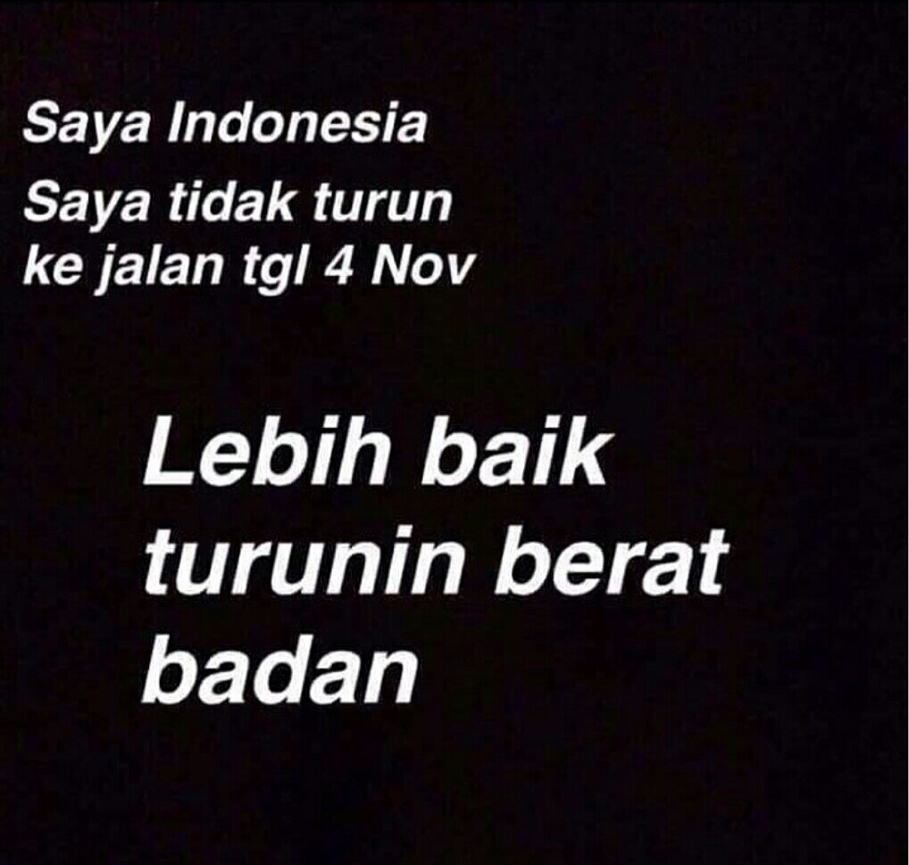 Meme 4 November Mulai Bermunculan Ini Pesan Netizen Untuk Indonesia