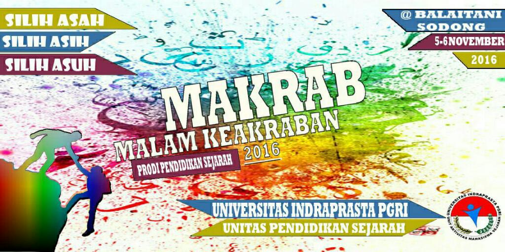 H-2 Malam Keakraban Prodi Pendidikan Sejarah 2016 !! Siapa yg udah ga sabar? Semangat ya, tetep jaga kesehatan kalian 😀 see you 👋