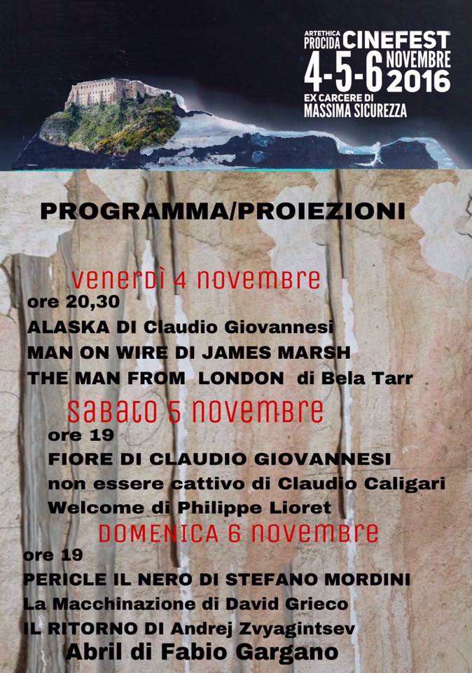 VivereProcida's tweet photo. #Artethica #Procida #Cinefest.L' #excarcere si fa #Cinema. Dalle 19 altre proiezioni gratuite. Ospite #ElioGermano
https://t.co/Sz70SqEUYs https://t.co/CbthU54nMP