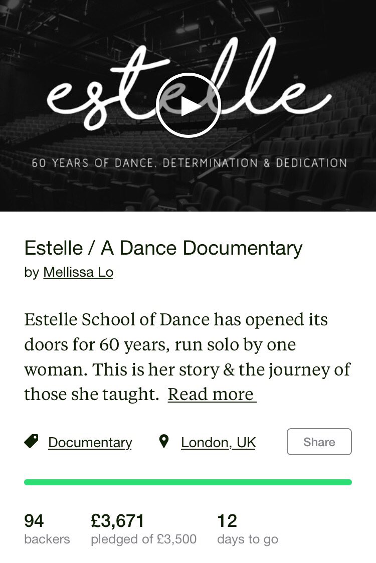 estelle_film's tweet image. WE DID IT!!! Fully funded!! THANK YOU to all our incredible backers that have gotten us here! What amazing news to start Thurs off to!