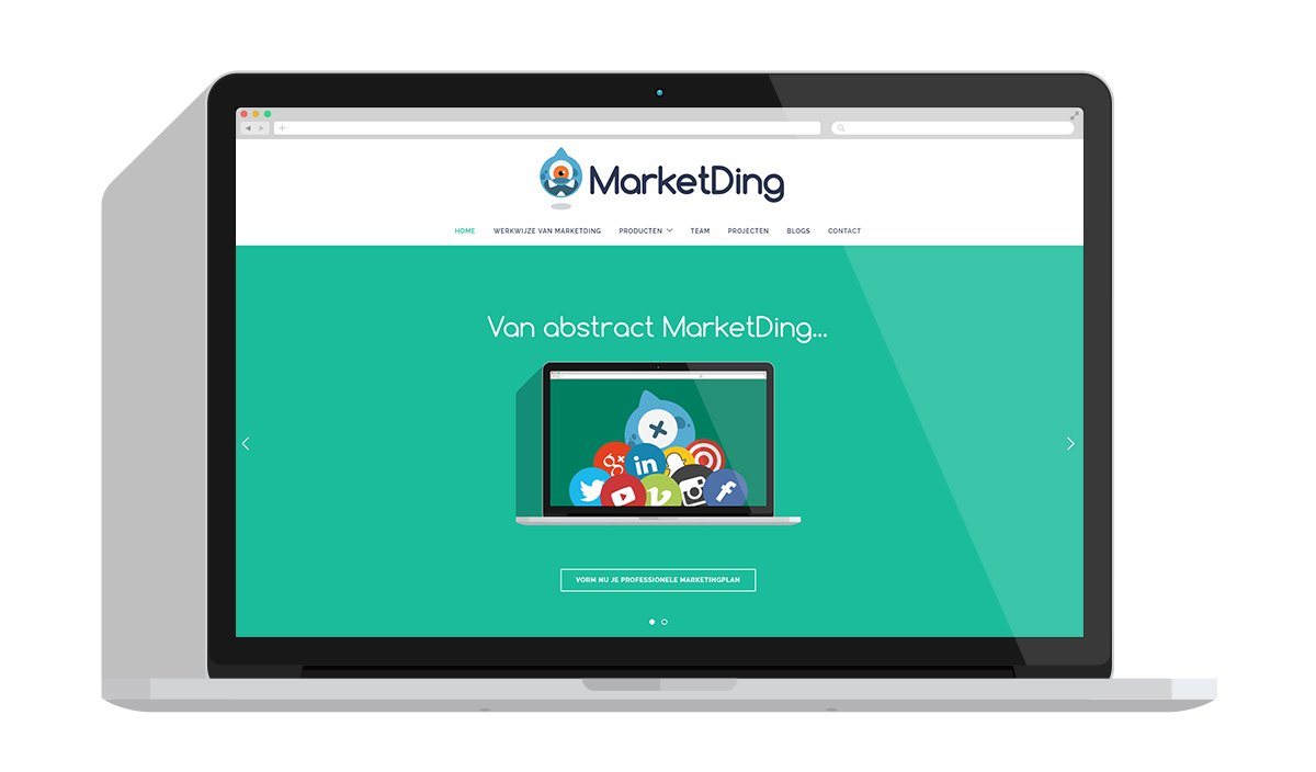 Onze website is zojuist live gegaan! marketding.nl