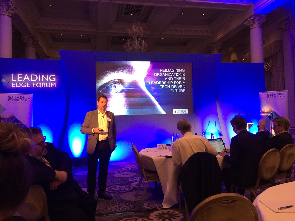 rowanmcgrath's tweet photo. @daviesdickie kicks off the @lefep Building the 21st Century Organization in London this morning. @CSC_UKI_Lorenzo https://t.co/38DX4AkTFH