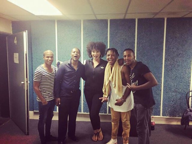 RealSolStringer's tweet image. A young #TBT wit my boy @Ckenz and @BazyB wit @moniquebingham before we rocked @BasslineJozi .#SolStringer #Lerato